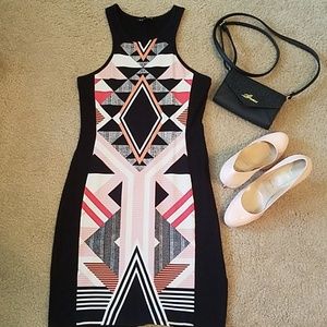 Express Sheath dress aztec